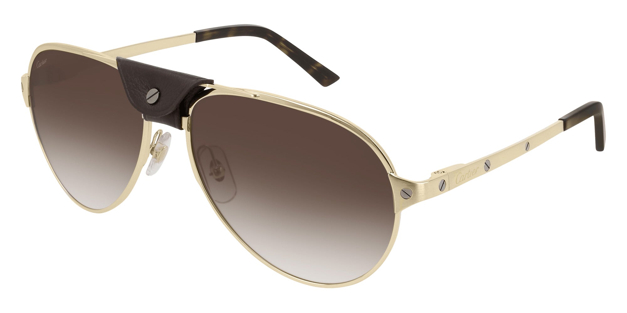 Cartier CT0034S 012 61 - Gold/Havana / Brown Multi Treatment #id:ct0034s012_s:120100