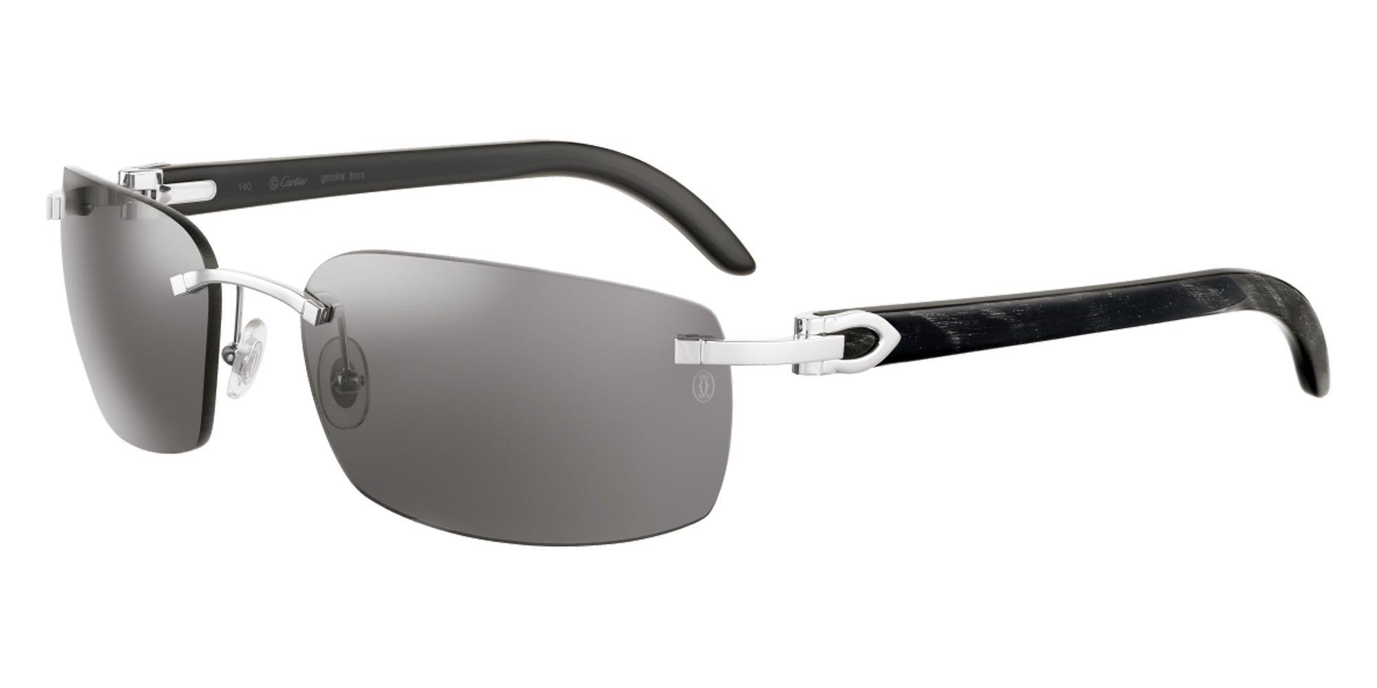 Cartier CT0046S 001 60 - Silver/Gray / Gray Multi Treatment #id:ct0046s001_s:100100