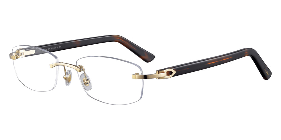 Cartier CT0048O 004 53 - Gold/Brown #id:ct0048o004_s:102100