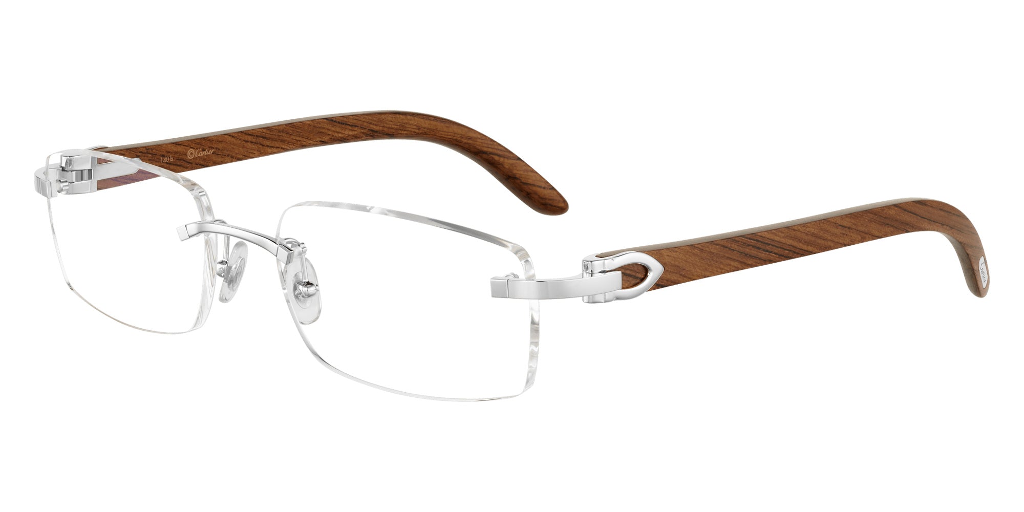 Cartier CT0052O 003 53 - Silver/Brown #id:ct0052o003_s:104100