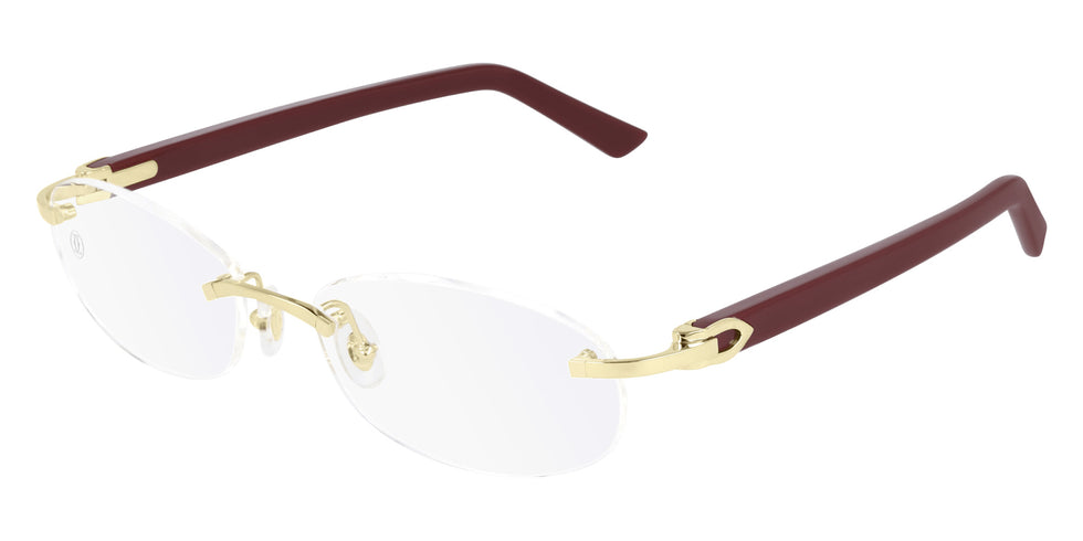 Cartier CT0056O 003 52 - Gold/Burgundy #id:ct0056o003_s:102100