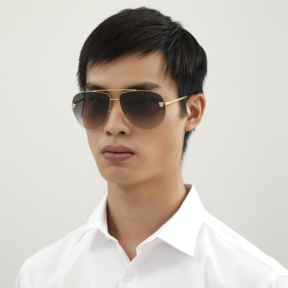 Cartier CT0065S 008 62 - Gold / Gray Multi Treatment #id:ct0065s008_s:112105