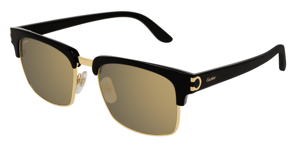 Cartier CT0132S 002 54 - Black / Bronze Mirrored Double #id:ct0132s002_s:100100