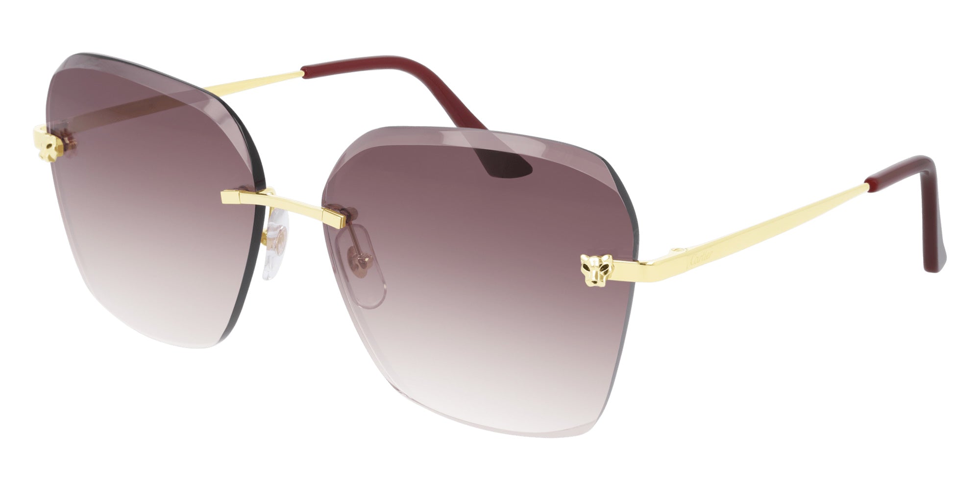 Cartier CT0147S 004 61 - Gold / Red Gradient Mirrored #id:ct0147s004_s:104100