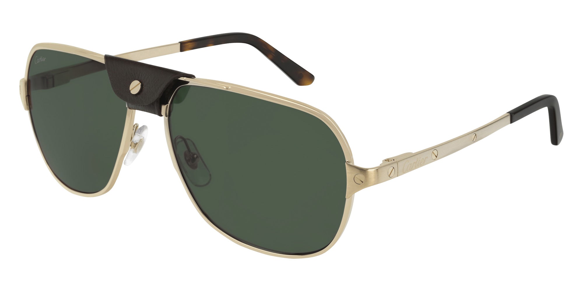 Cartier CT0165S 008 60 - Gold / Green Multi Treatment Polarized #id:ct0165s008_s:104100