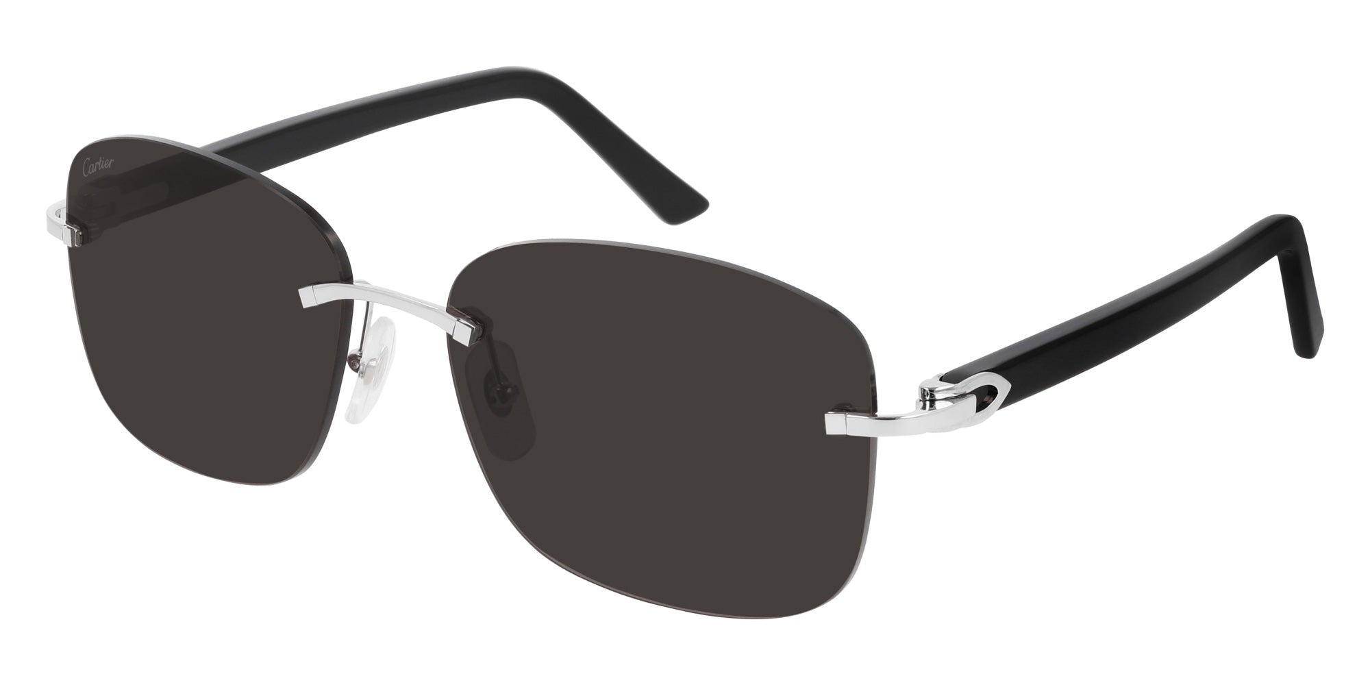 Cartier CT0227S 001 58 - Silver/Black / Gray AR #id:ct0227s001_s:100100