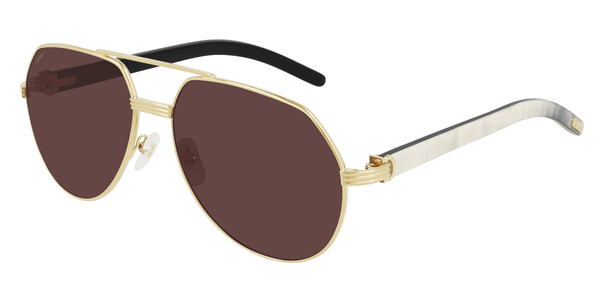 Cartier CT0272S 003 60 - Gold/White / Violet AR Polarized #id:ct0272s003_s:100100