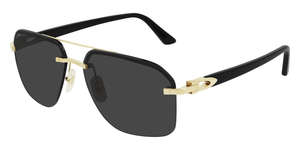 Cartier CT0276S 001 60 - Gold/Black / Gray AR #id:ct0276s001_s:100100