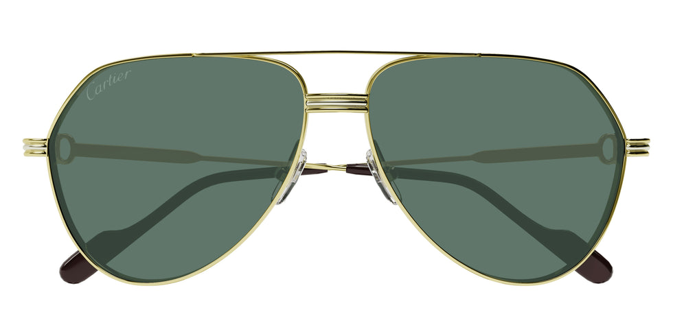 Cartier CT0303S 004 61 - Gold / Green AR #id:ct0303s004_s:104100