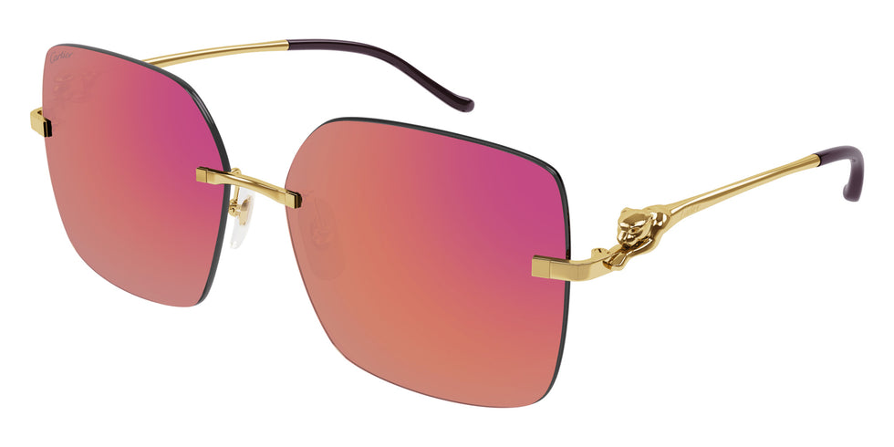 Cartier CT0359S 003 60 - Gold / Red Mirrored #id:ct0359s003_s:100105