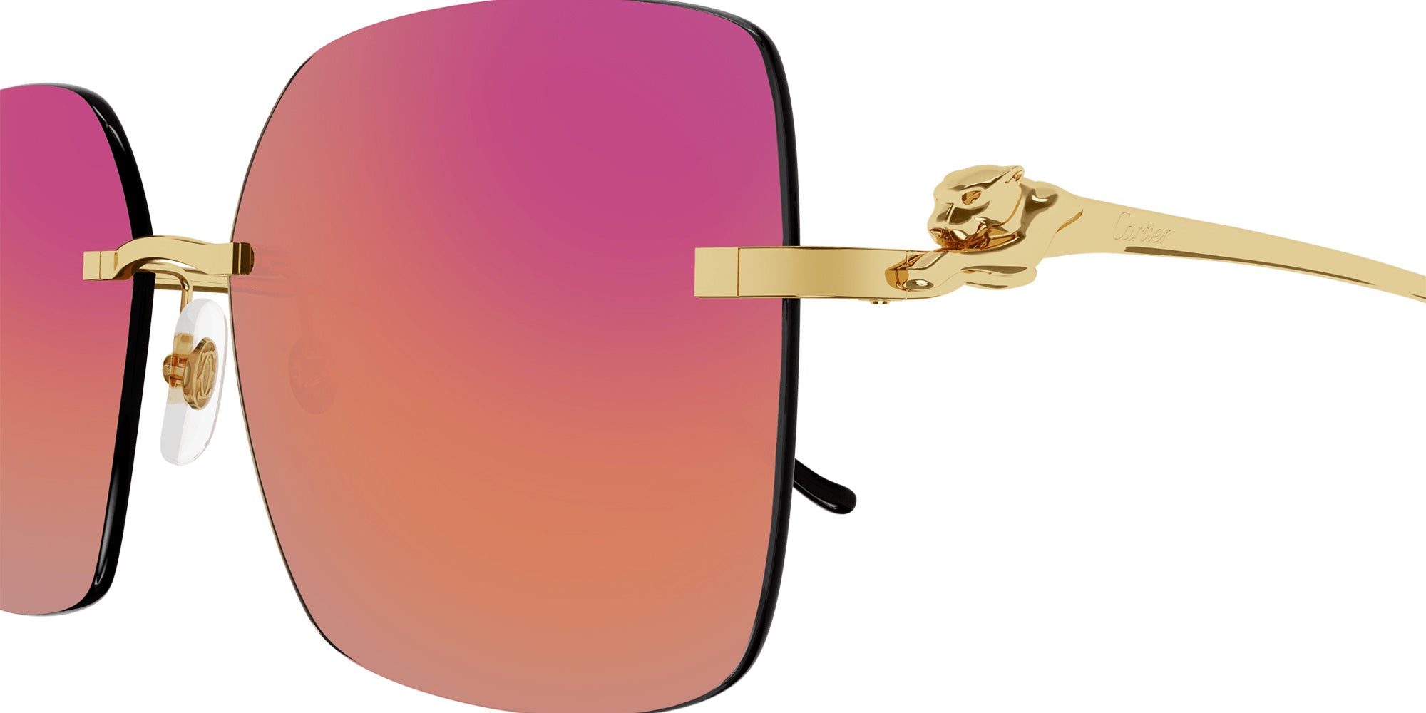 Cartier CT0359S 003 60 - Gold / Red Mirrored #id:ct0359s003_s:100110