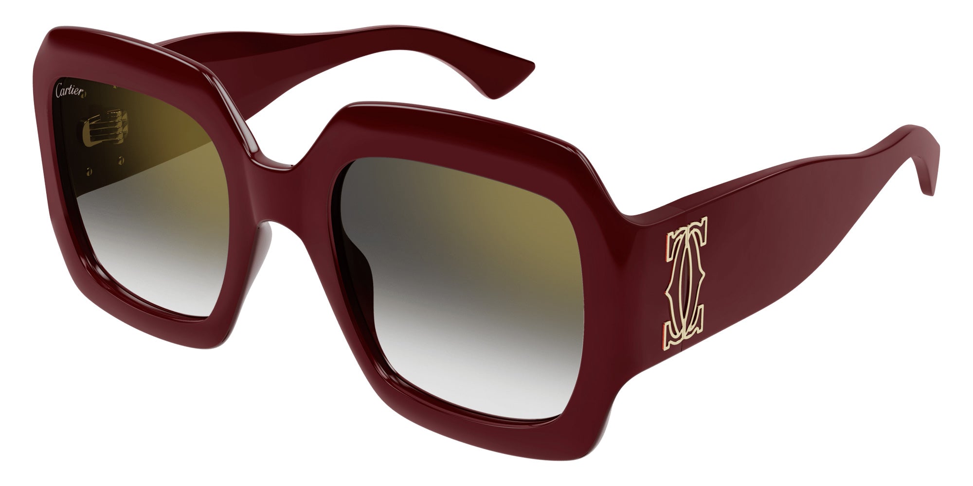 Cartier CT0434S 004 54 - Burgundy / Gray Multi Treatment #id:ct0434s004_s:100105