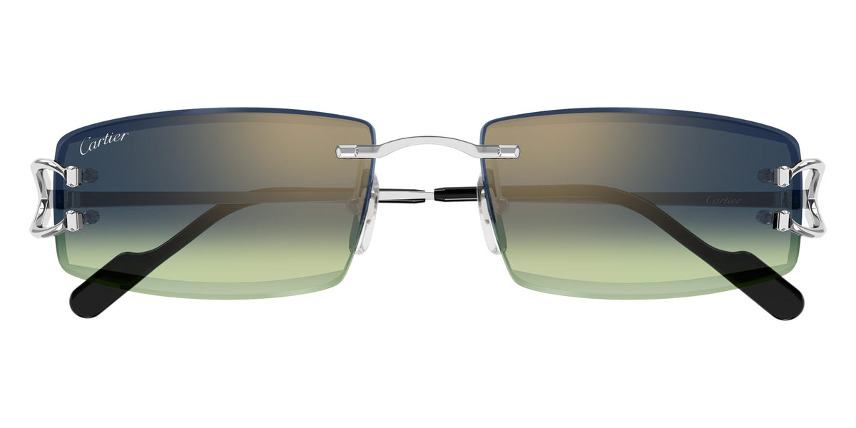 Cartier CT0465S 010 56 - Silver / Blue Multi Treatment #id:ct0465s010_s:102100