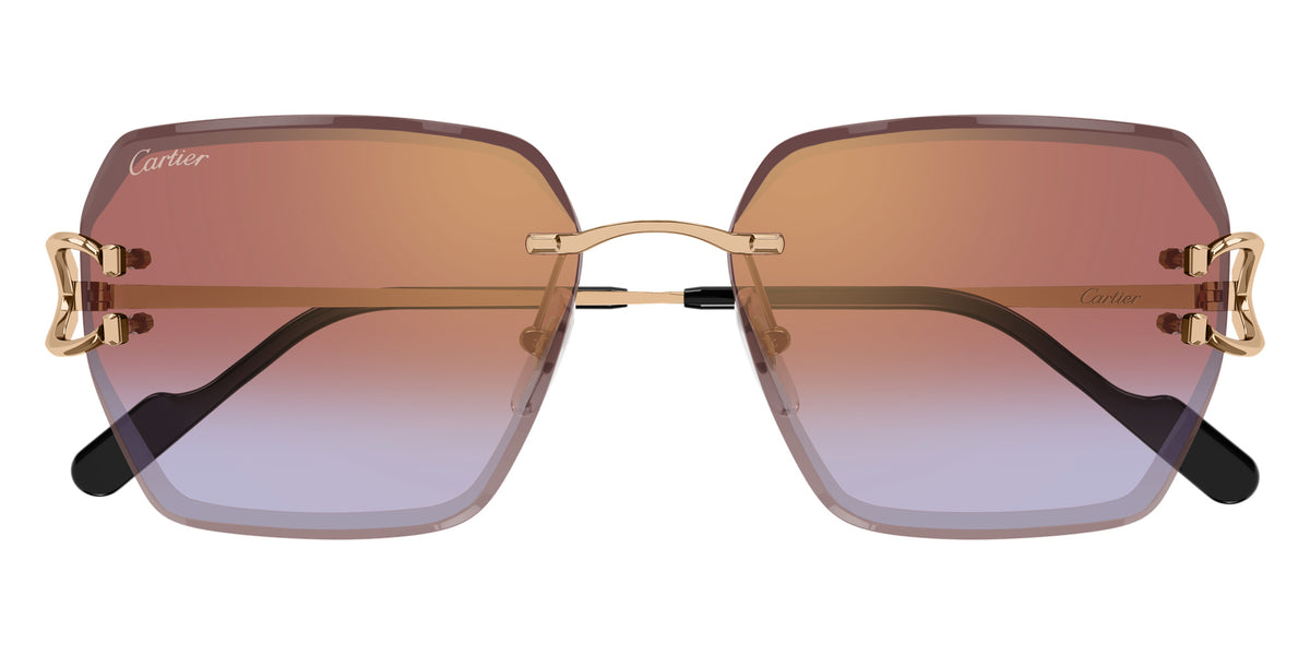 Cartier CT0466S 005 58 - Gold / Red Multi Treatment #id:ct0466s005_s:100100
