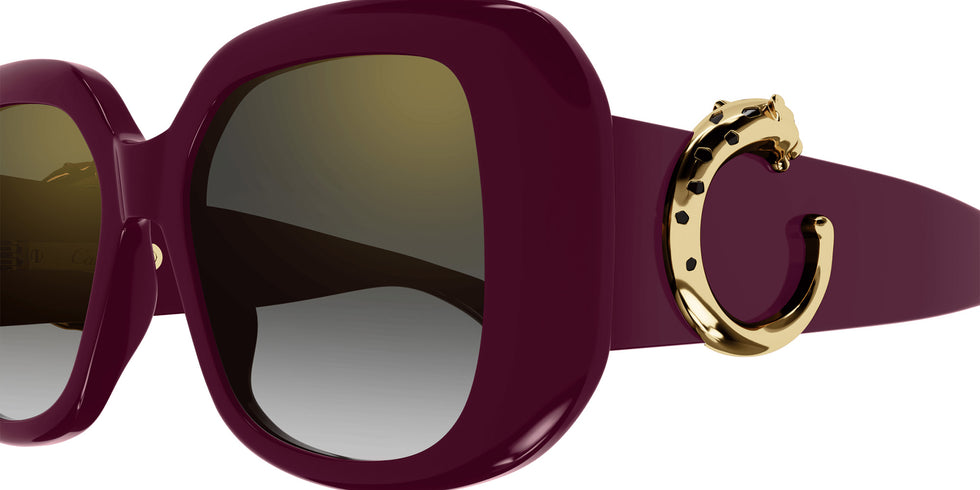 Cartier CT0471SA 004 54 - Burgundy / Gray Multi Treatment #id:ct0471sa004_s:100110
