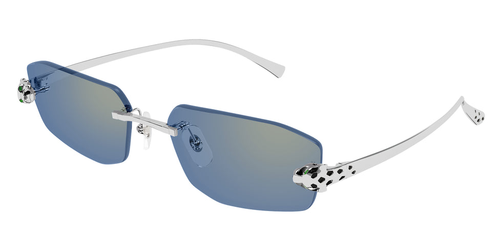 Cartier CT0474S 005 56 - Silver / Light Blue Multi Treatment #id:ct0474s005_s:100105