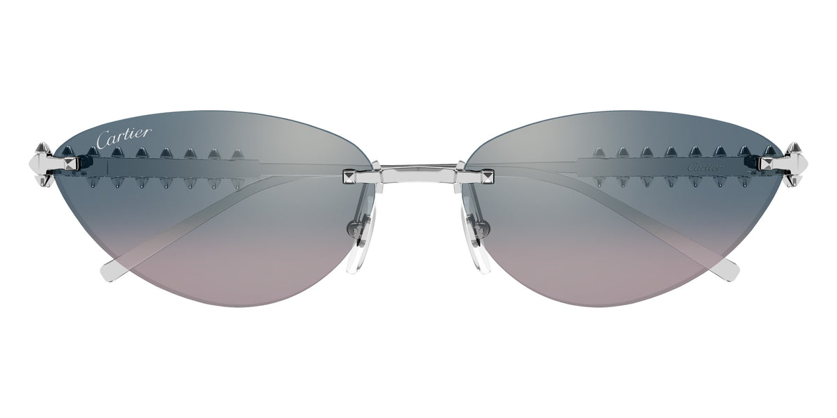 Cartier CT0543S 005 58 - Silver / Light Blue Multi Treatment #id:ct0543s005_s:100100