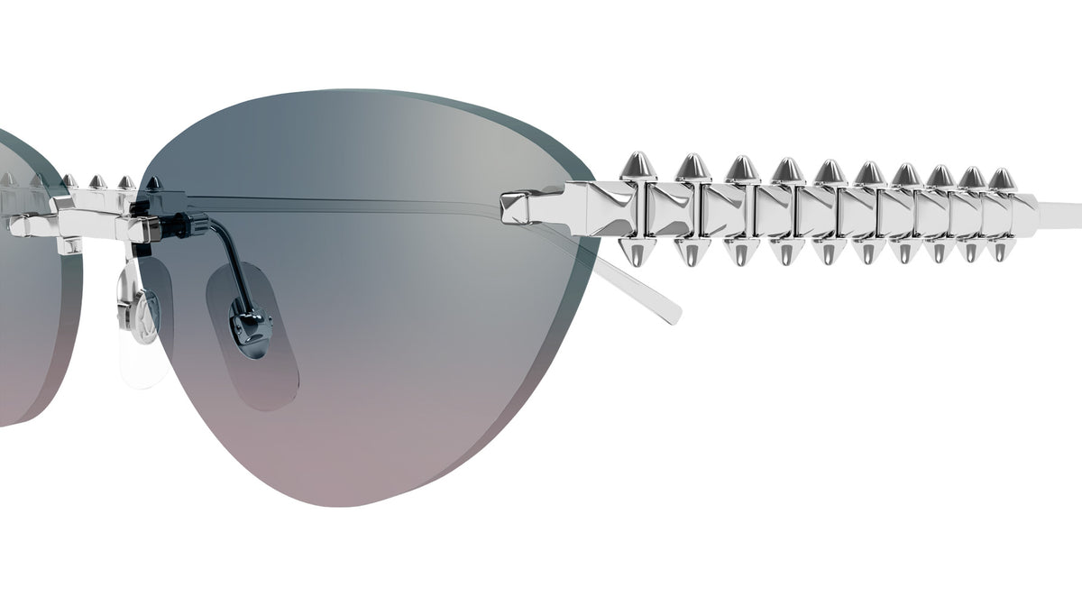 Cartier CT0543S 005 58 - Silver / Light Blue Multi Treatment #id:ct0543s005_s:100110
