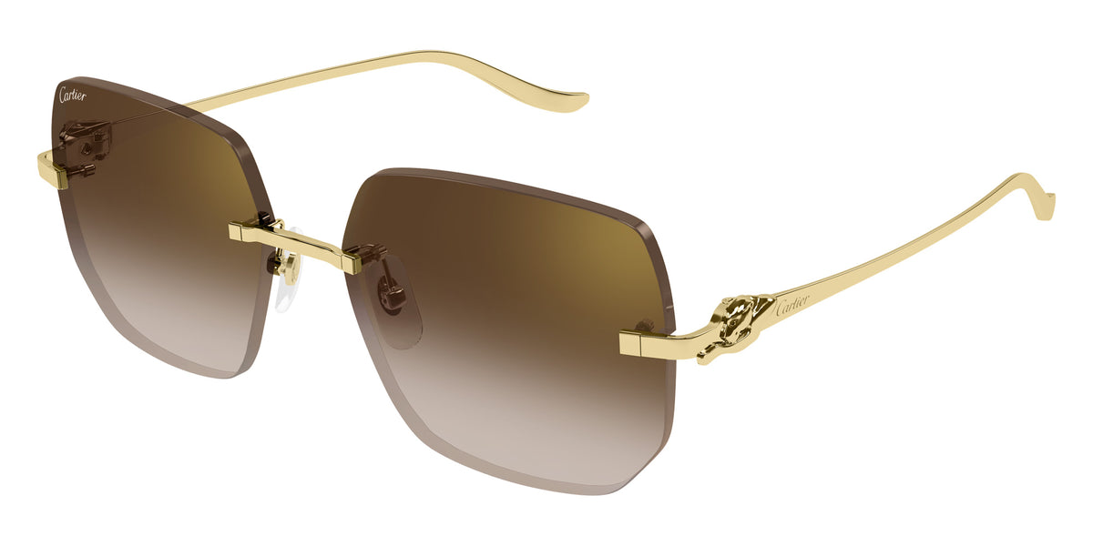 Cartier CT0549S 005 57 - Gold / Brown Multi Treatment #id:ct0549s005_s:100105