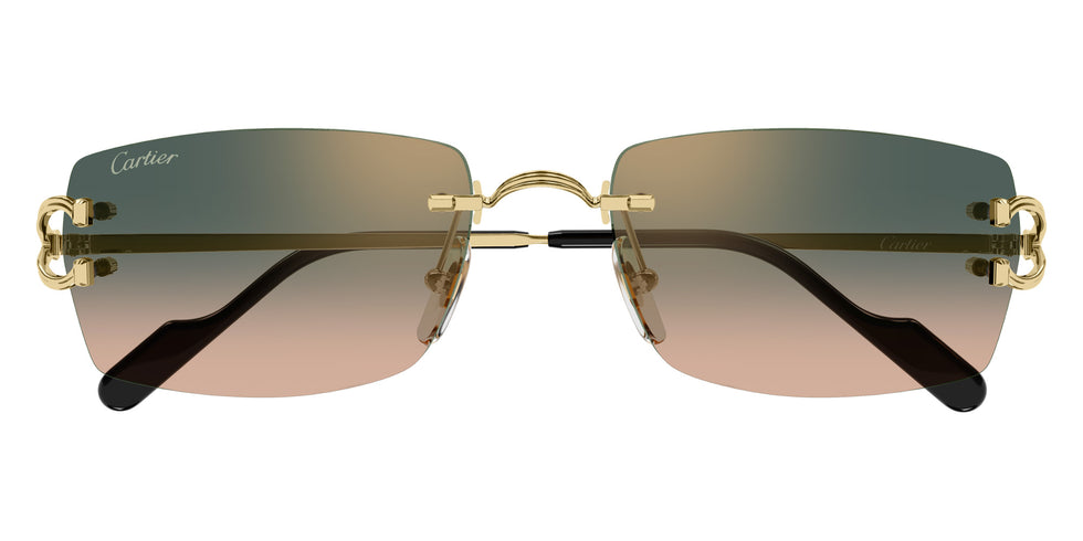 Cartier CT0550S 009 56 - Gold / Green Multi Treatment #id:ct0550s009_s:102100