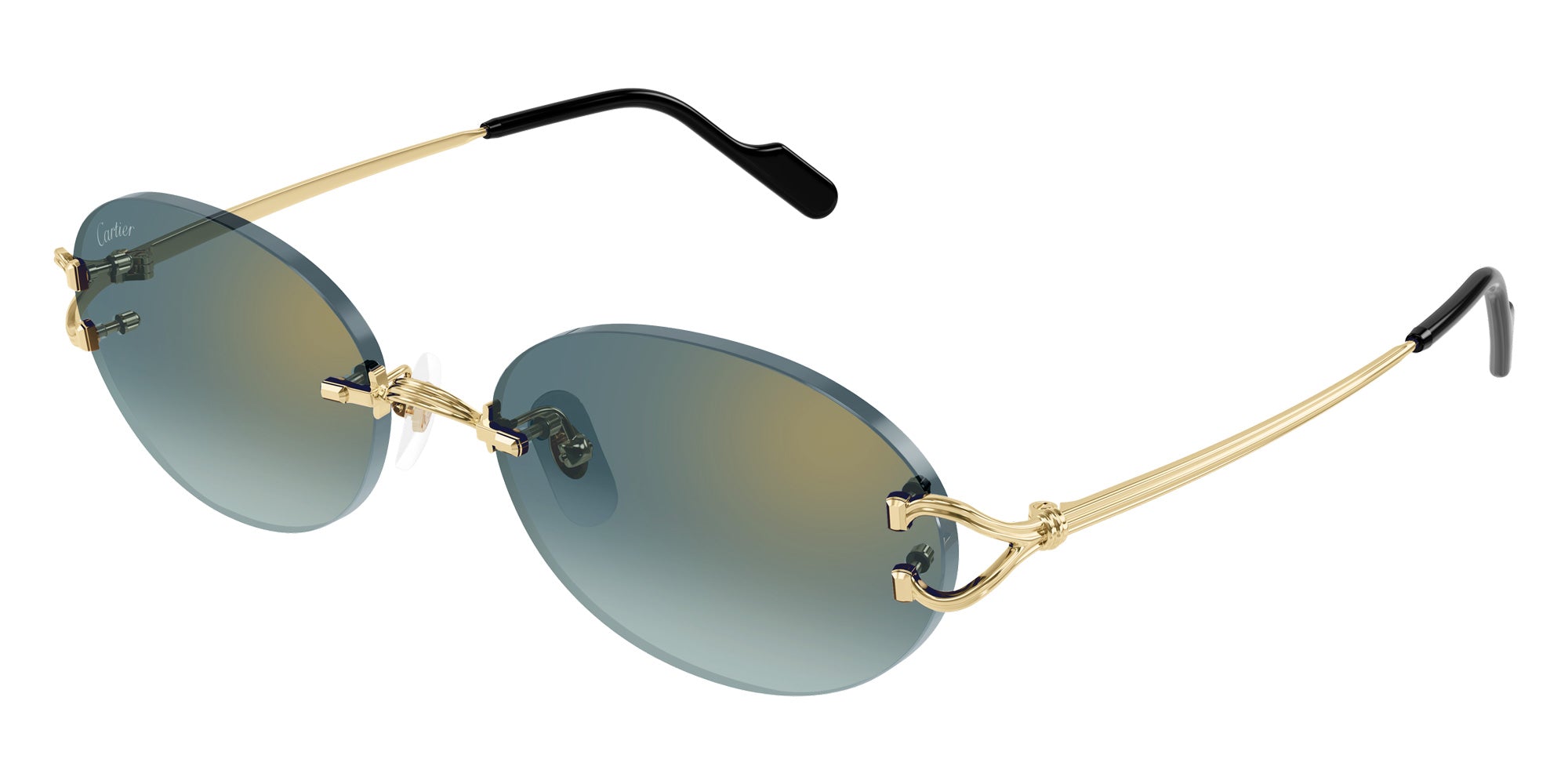 Cartier CT0551S 007 55 - Gold / Green Multi Treatment #id:ct0551s007_s:102105