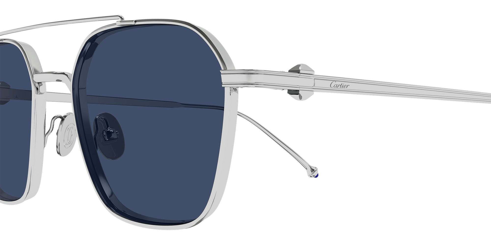 Cartier CT0618S 002 53 - Silver / Blue AR #id:ct0618s002_s:102110