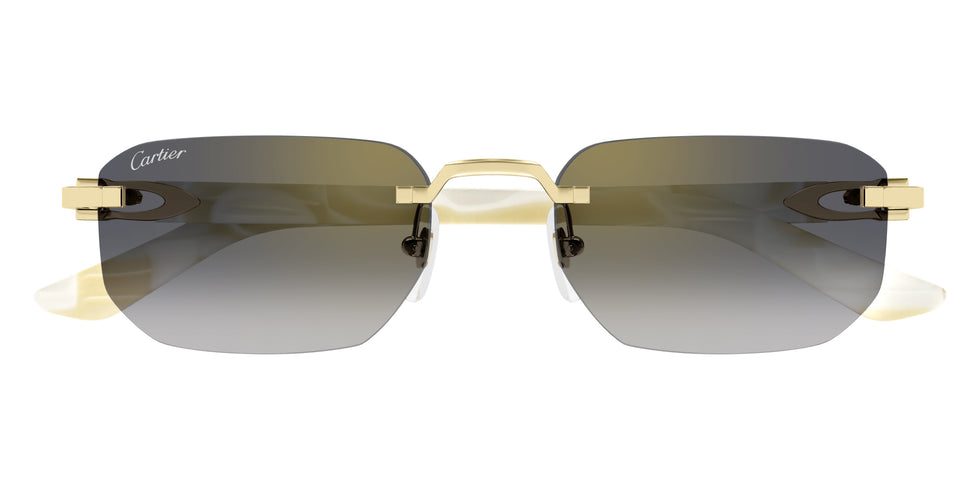 Cartier CT0622S 004 53 - Gold/Ivory / Gray Multi Treatment #id:ct0622s004_s:104100