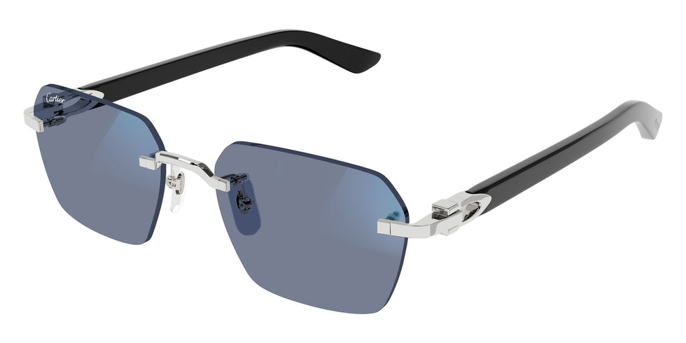 Cartier CT0623S 001 54 - Silver/Black / Transparent Photocromatic #id:ct0623s001_s:100110