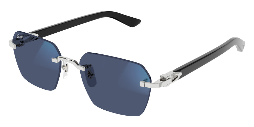 Cartier CT0623S 001 54 - Silver/Black / Transparent Photocromatic #id:ct0623s001_s:100115