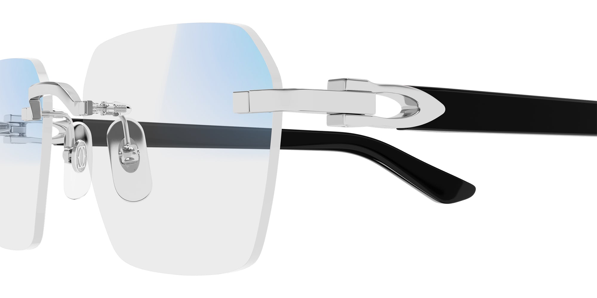 Cartier CT0623S 001 54 - Silver/Black / Transparent Photocromatic #id:ct0623s001_s:100120