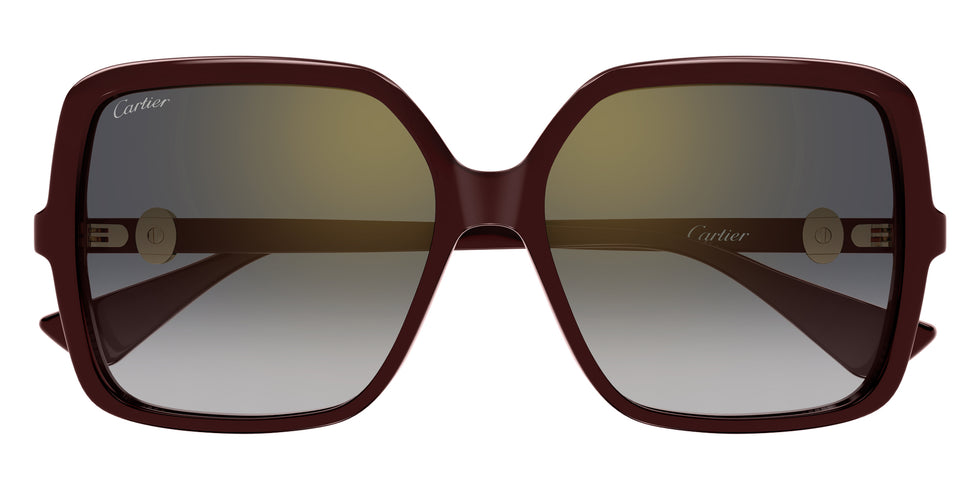 Cartier CT0641S 003 58 - Burgundy / Gray Multi Treatment #id:ct0641s003_s:104100
