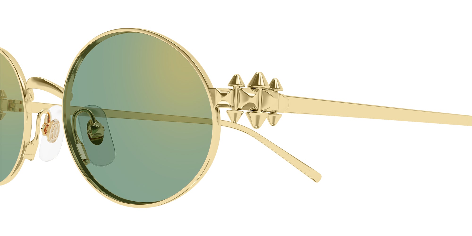 Cartier CT0644S 004 52 - Gold / Green Multi Treatment #id:ct0644s004_s:102110