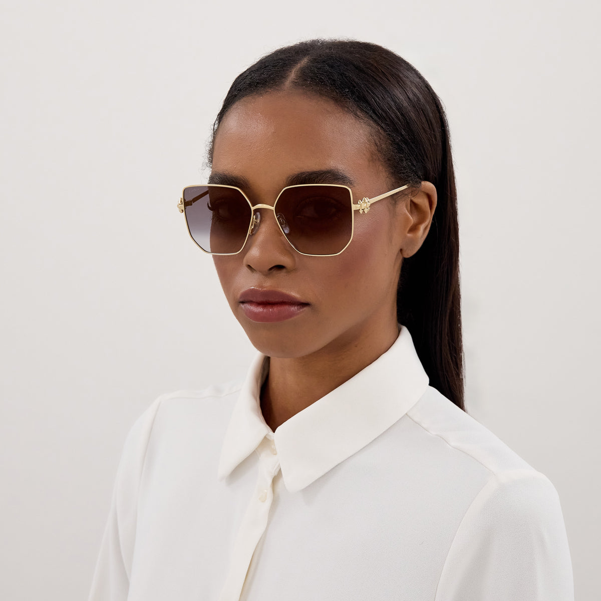 Cartier CT0645S 001 56 - Gold / Gray Multi Treatment #id:ct0645s001_s:100115