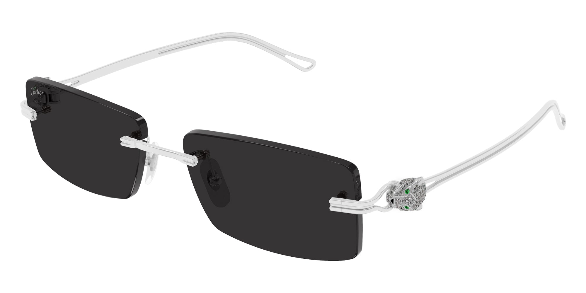 Cartier CT0647S 001 57 - Silver / Gray AR #id:ct0647s001_s:100105