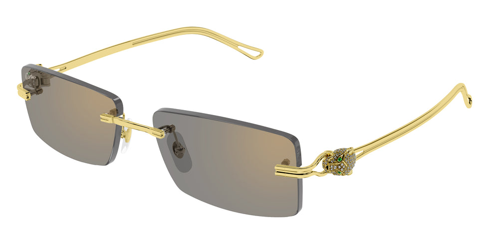 Cartier CT0647S 002 57 - Gold / Gray Multi Treatment #id:ct0647s002_s:102105