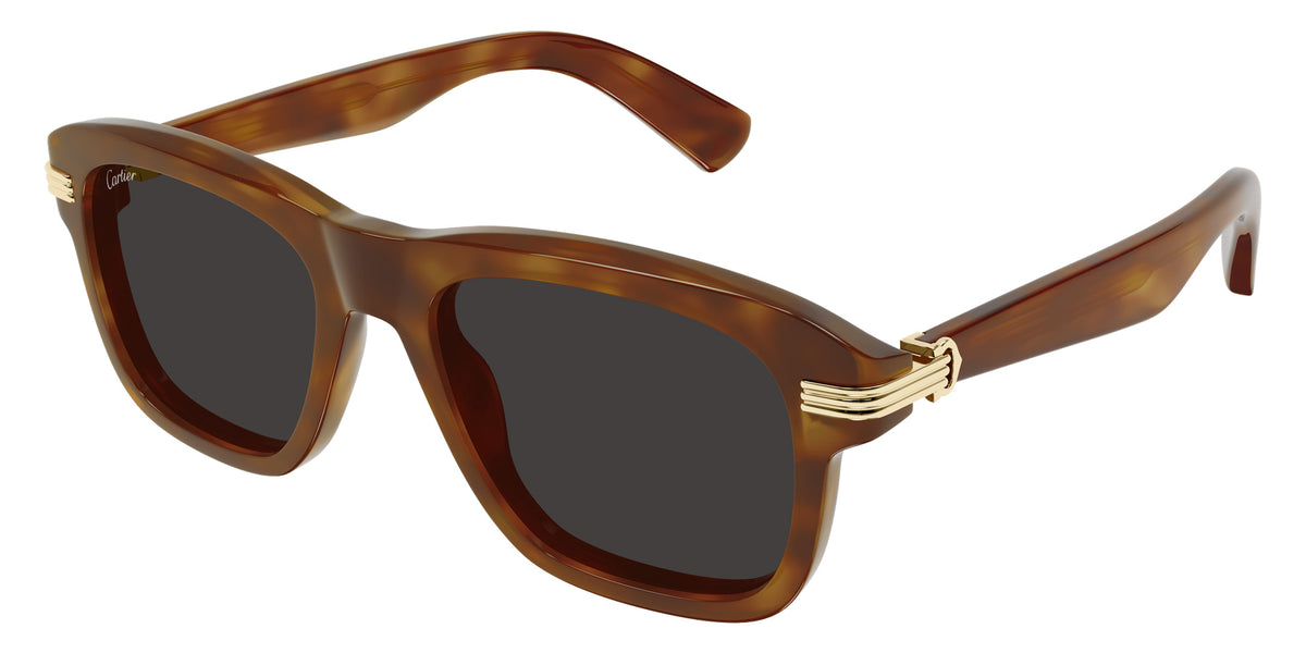 Cartier CT0657S 004 55 - Havana / Gray AR #id:ct0657s004_s:104105