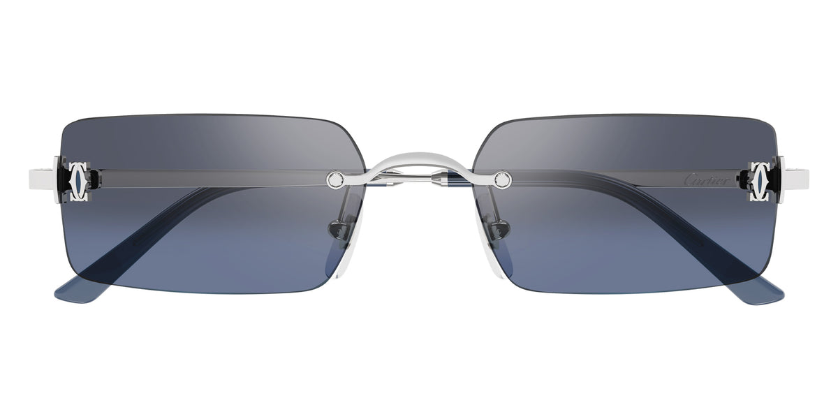 Cartier CT0672S 006 56 - Silver / Blue Multi Treatment #id:ct0672s006_s:102100