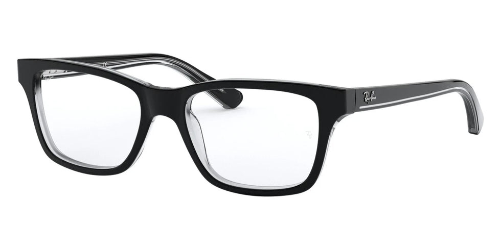 Ray-Ban RY1536 3529 48 - Black On Transparent