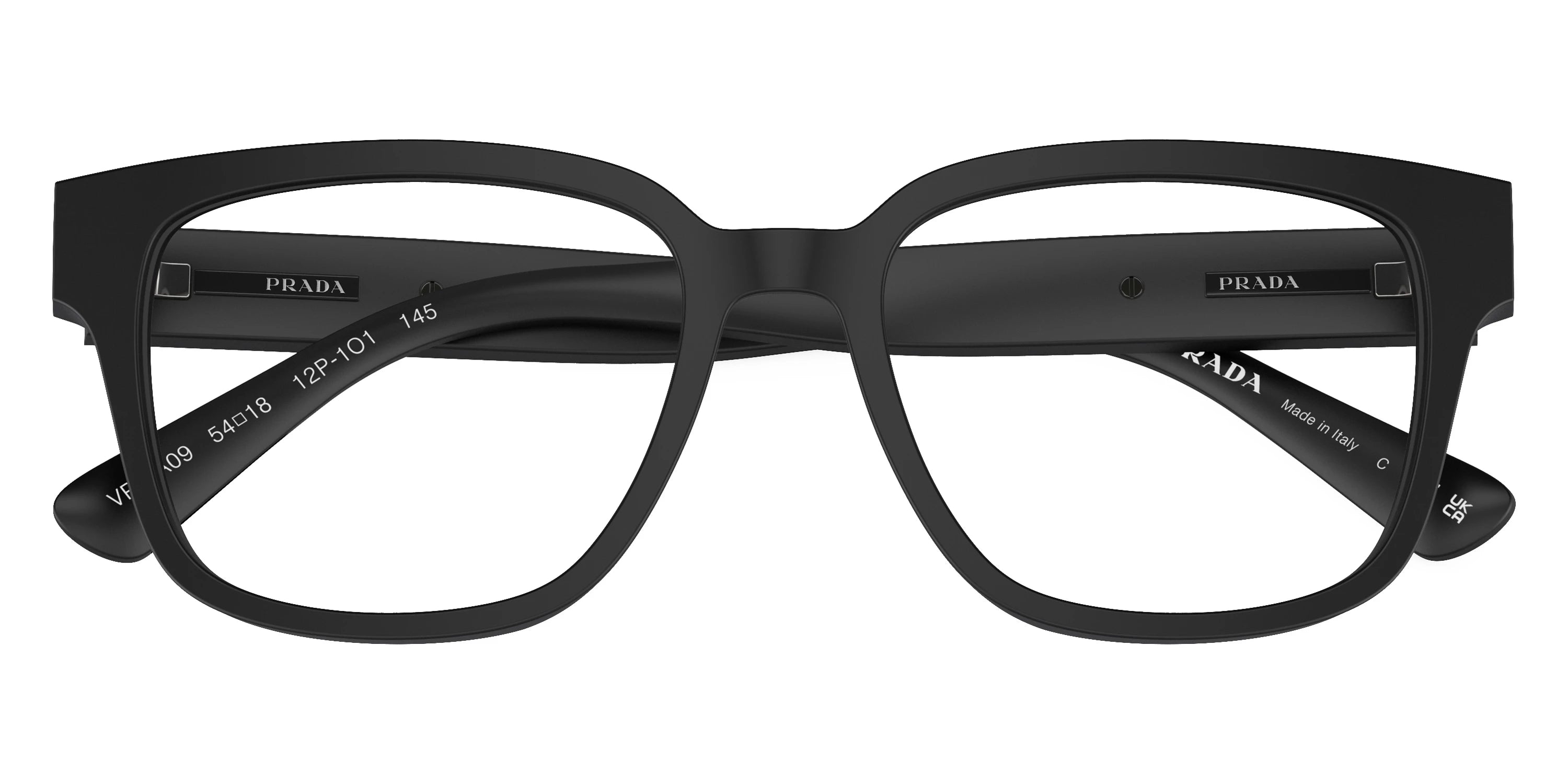 Prada PR A09V 12P1O1 54 - Matte Black