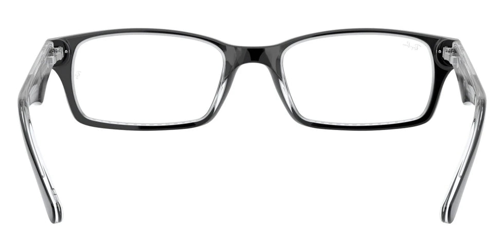 Ray-Ban RX5206 2034 52 - Black On Transparent