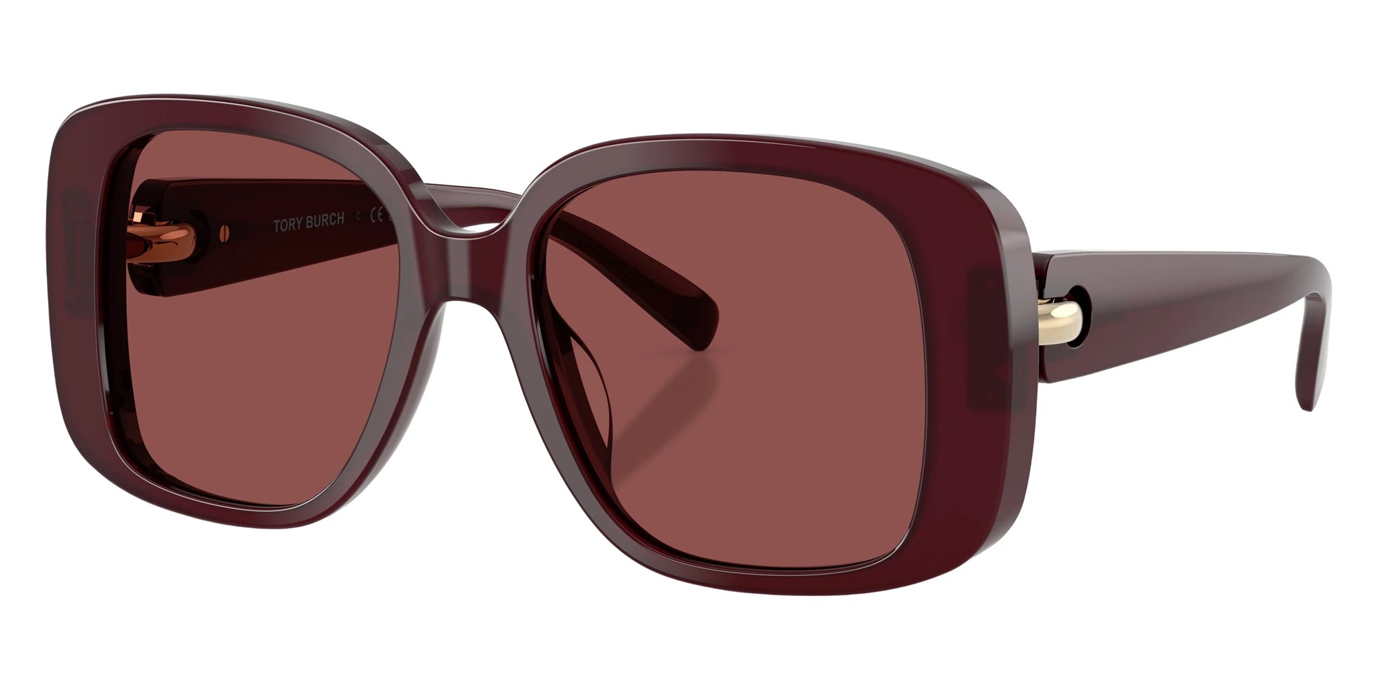 Tory Burch TY7223U 196075 53 - Opal Burgundy / Wine