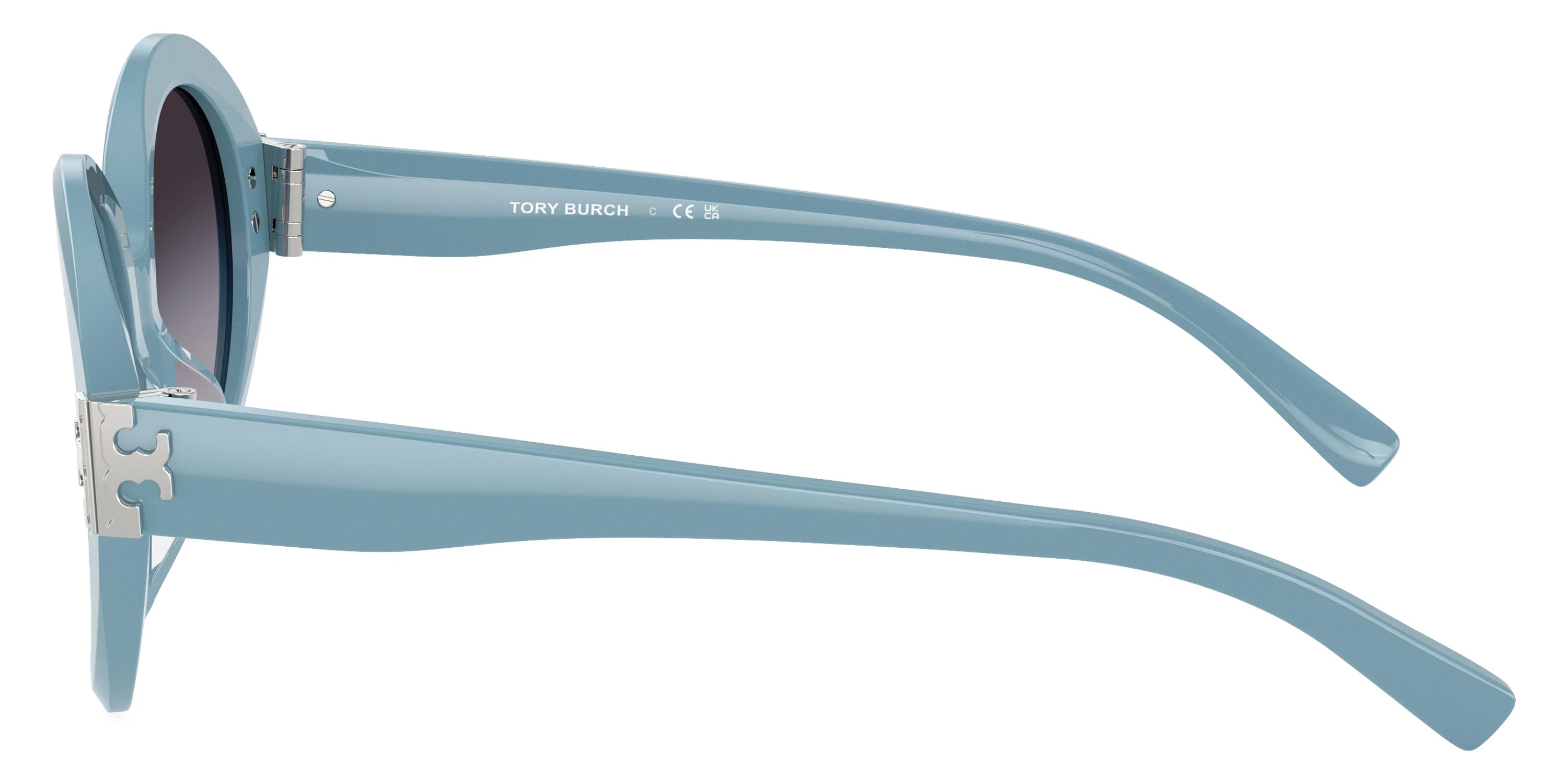 Tory Burch TY7210U 19698G 52 - Milky Light Blue / Gray Gradient