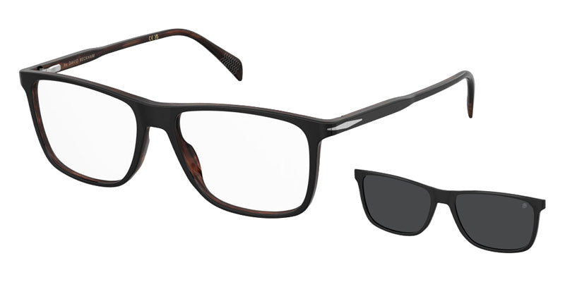 David Beckham FOS 7229 0003 56 - Black Striped Brown / Gray Polarized #id:db1234cus005km9_s:100100