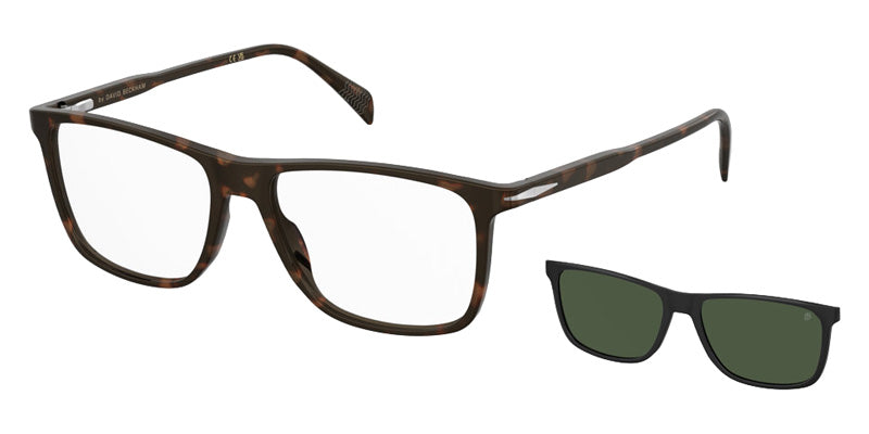 David Beckham FOS 7229 02W8 54 - Havana / Green Polarized #id:db1234cus0086uc_s:102100