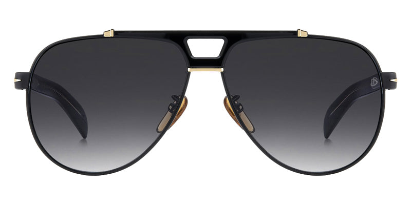 David Beckham JU 289/G 0000 52 - Black Gold / Dark Gray Shaded #id:db7169s02m29o_s:102100
