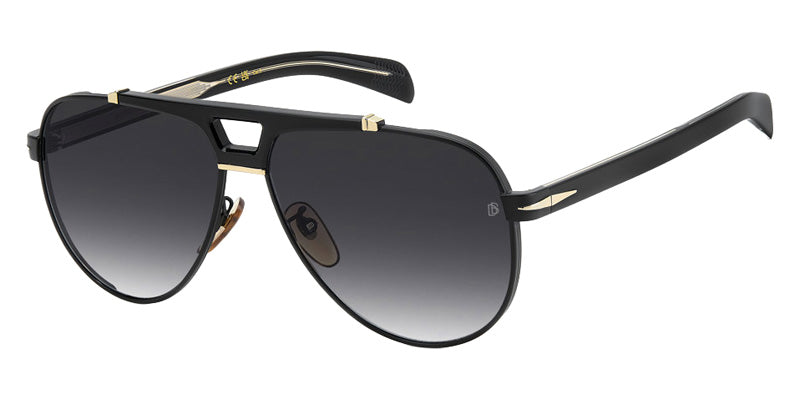David Beckham JU 289/G 0000 52 - Black Gold / Dark Gray Shaded #id:db7169s02m29o_s:102105