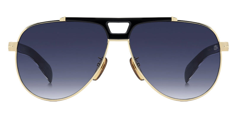 David Beckham JU 289/G 02M2 52 - Gold Black / Blue Shaded #id:db7169s0rhl08_s:104100