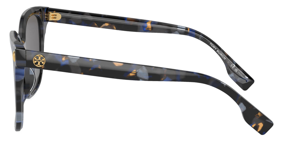 Tory Burch TY7203U 195787 53 - Blue Tortoise / Dark Gray Polarized