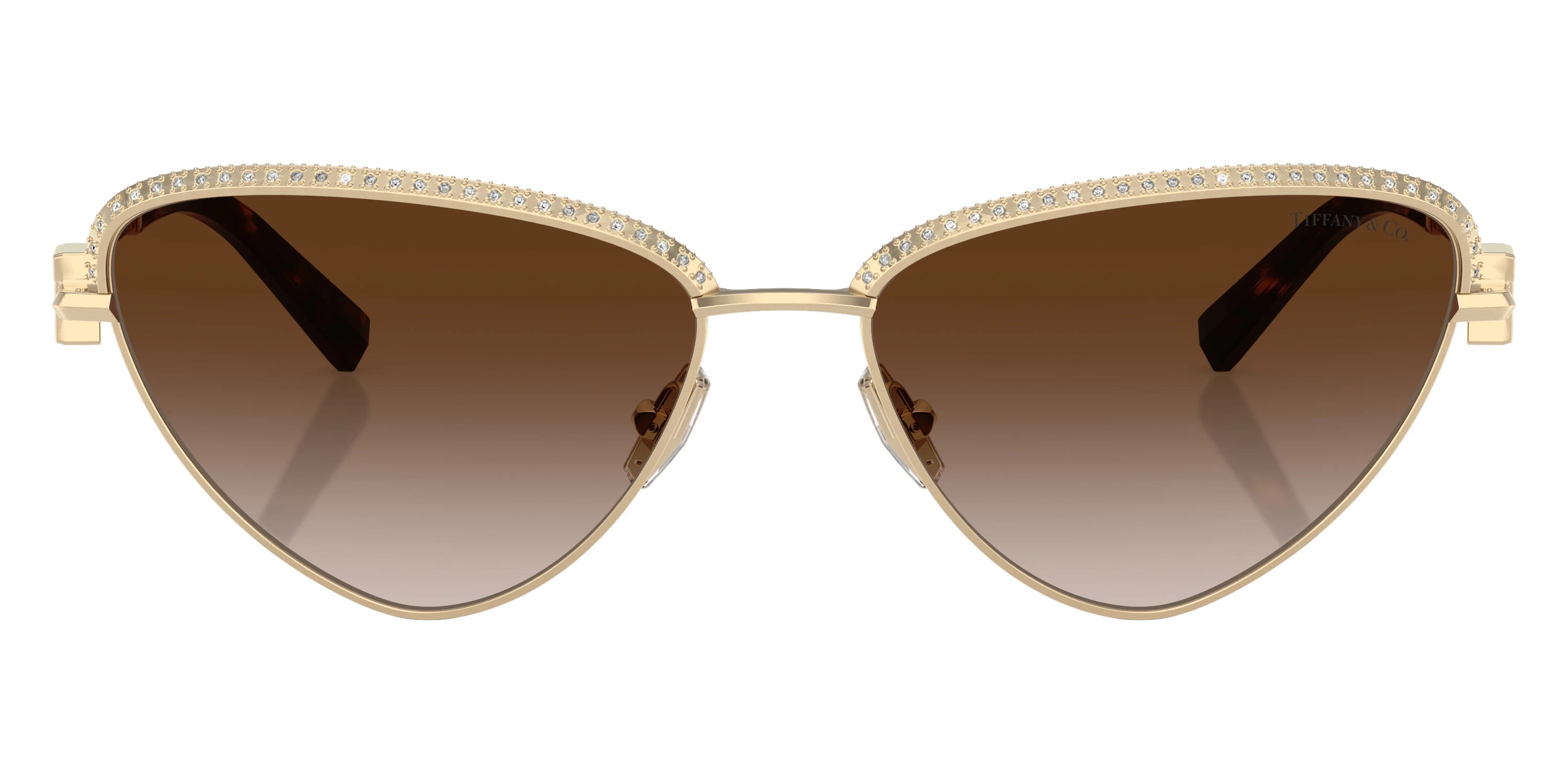 TIFFANY TF3107KB 62123B 59 - Pale Gold Plated / Brown Gradient