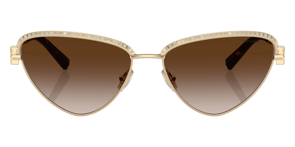 TIFFANY TF3107KB 62123B 59 - Pale Gold Plated / Brown Gradient